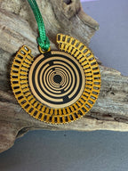 Amulett – bronzefarben, Sri Yantra – Lakhovsky MWO – Produktansicht 1