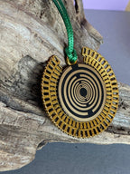 Amulett – bronzefarben, Sri Yantra – Lakhovsky MWO – Produktansicht 1