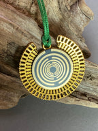 Amulett – bronzefarben, Sri Yantra – Lakhovsky MWO – Produktansicht 1