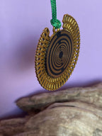 Amulett – bronzefarben, Sri Yantra – Lakhovsky MWO – Produktansicht 1