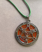 Amulett – Merkaba – Lakhovsky MWO Antenne als – Lakhovsky MWO + Merkaba – 35 mm / zinnlegiert / Fassung – Produktansicht 1