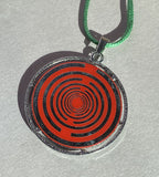 Amulett – Merkaba – Lakhovsky MWO Antenne als – Lakhovsky MWO + Merkaba – 35 mm / zinnlegiert / Fassung – Produktansicht 1