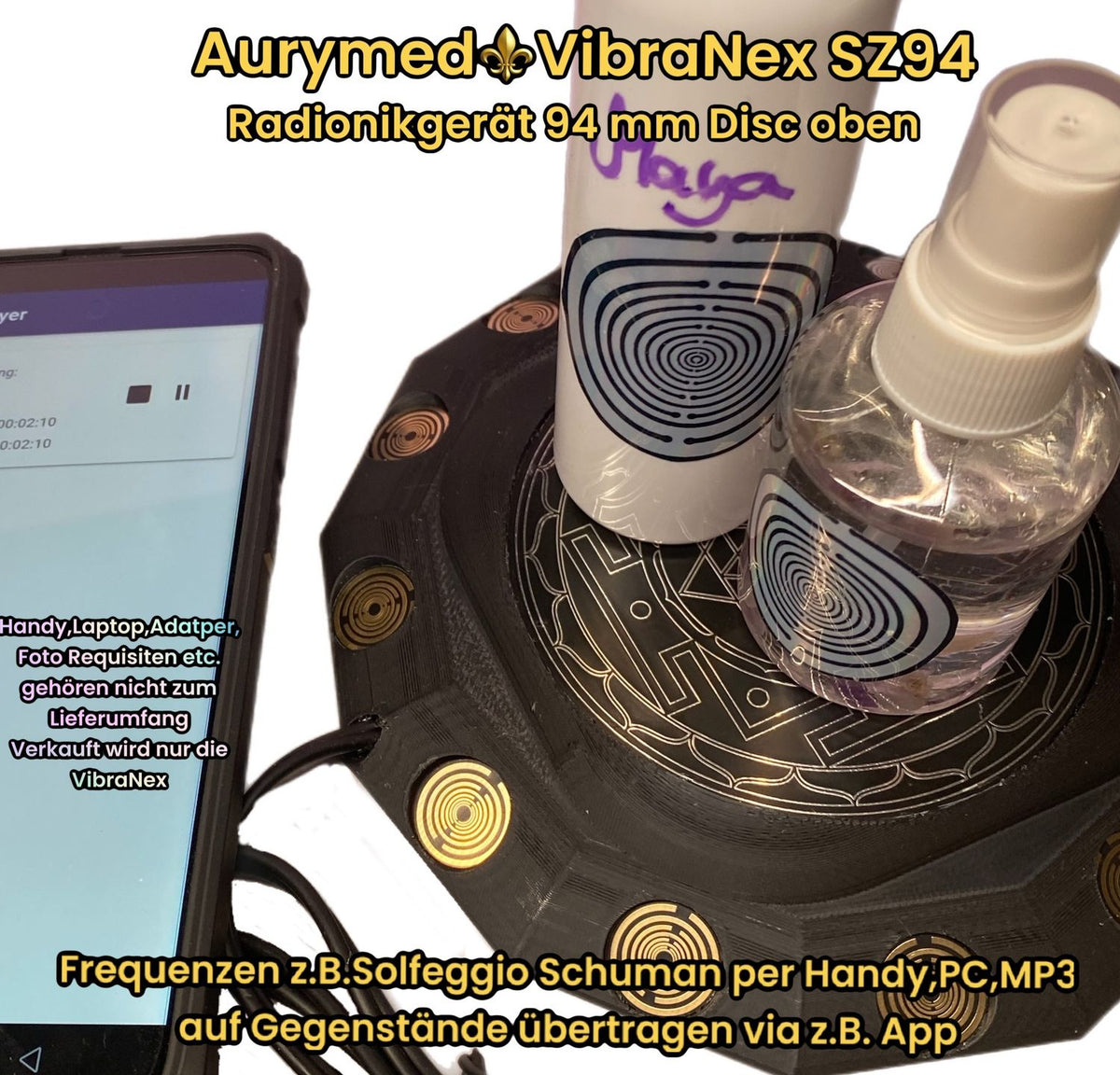 94 mm VibraNex flach, 1-farbig, Oberflächenplatte zinnlegiert – Produktansicht 1