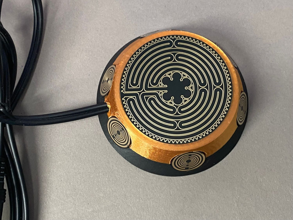 50 mm VibraNex UFO – 2-farbig, Oberflächenplatte goldlegiert – Produktansicht 1