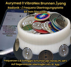 69 mm VibraNex Brunnen, 2-farbig, Oberflächenplatte goldlegiert – Produktansicht 1