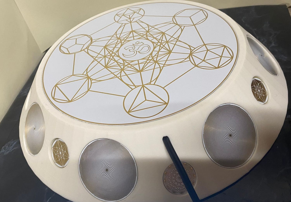 200 mm VibraNex UFO – 1-farbig, Oberflächenplatte goldlegiert – Produktansicht 1