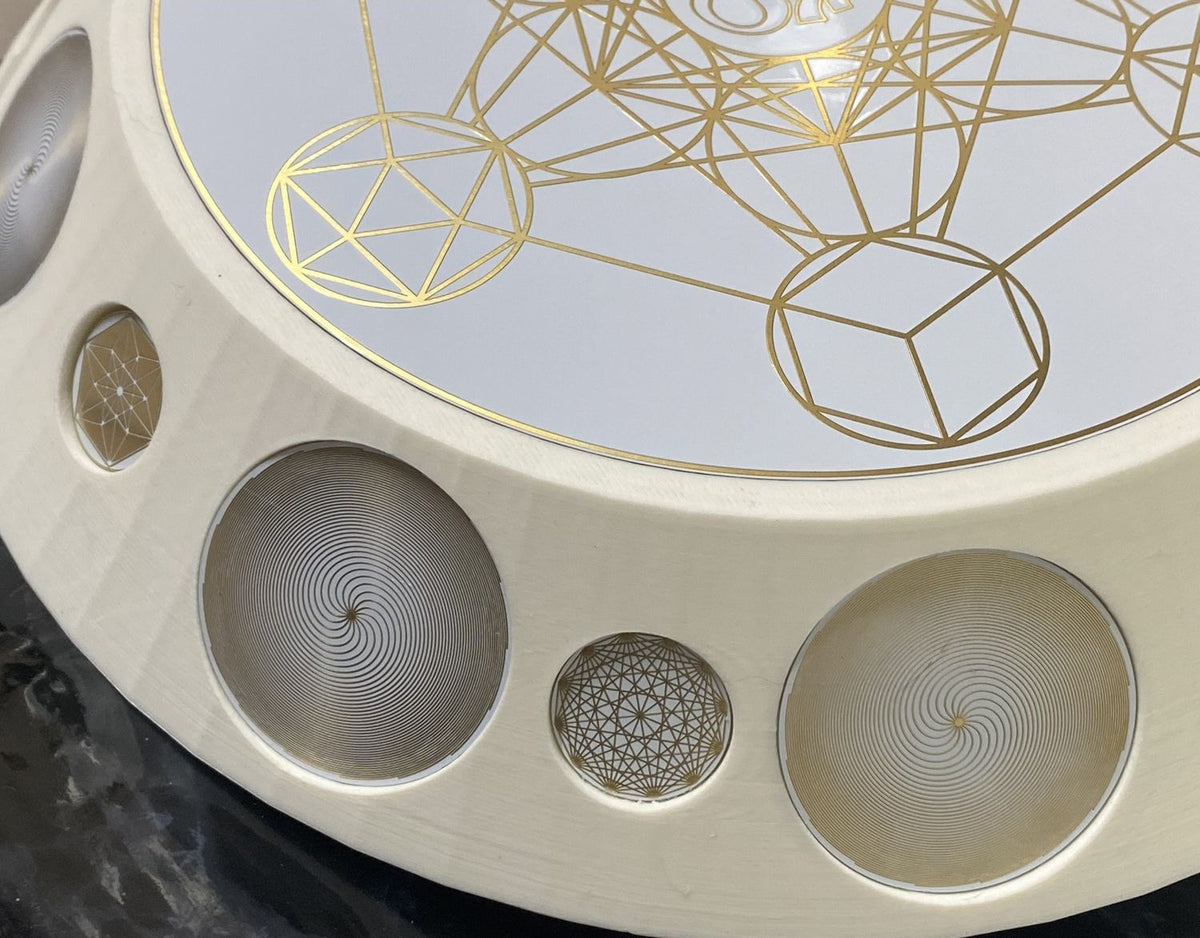 200 mm VibraNex UFO – 1-farbig, Oberflächenplatte goldlegiert – Produktansicht 1