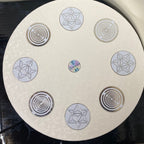 200 mm VibraNex UFO – 1-farbig, Oberflächenplatte goldlegiert – Produktansicht 1