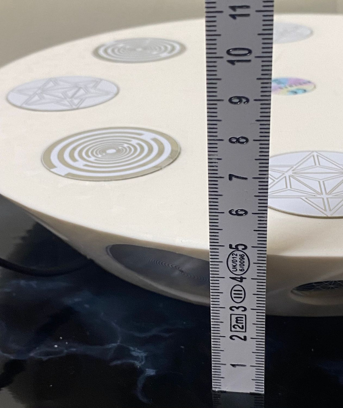 200 mm VibraNex UFO – 1-farbig, Oberflächenplatte goldlegiert – Produktansicht 1