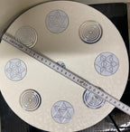 200 mm VibraNex UFO – 1-farbig, Oberflächenplatte goldlegiert – Produktansicht 1