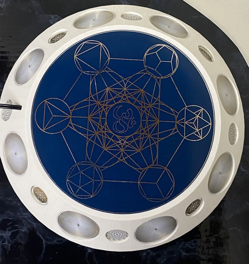 200 mm VibraNex UFO – 1-farbig, Oberflächenplatte zinnlegiert – Produktansicht 1
