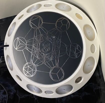 200 mm VibraNex UFO – 1 – fabig, Oberflächenplatte zinnlegiert – Produktansicht 1