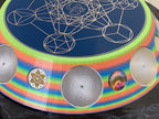 200 mm VibraNex UFO – Einhorn matt, Oberflächenplatte zinnlegiert – Produktansicht 1