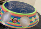 200 mm VibraNex UFO – Einhorn matt, Oberflächenplatte zinnlegiert – Produktansicht 1