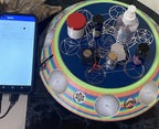 200 mm VibraNex UFO – Einhorn matt, Oberflächenplatte zinnlegiert – Produktansicht 1