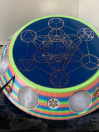 200 mm VibraNex UFO – Einhorn matt, Oberflächenplatte zinnlegiert – Produktansicht 1