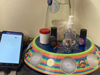 200 mm VibraNex UFO – Einhorn matt, Oberflächenplatte zinnlegiert – Produktansicht 1