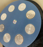 200 mm VibraNex UFO – Einhorn matt, Oberflächenplatte zinnlegiert – Produktansicht 1