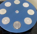 200 mm VibraNex UFO – Einhorn matt, Oberflächenplatte zinnlegiert – Produktansicht 1
