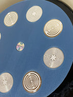 200 mm VibraNex UFO – Einhorn matt, Oberflächenplatte zinnlegiert – Produktansicht 1