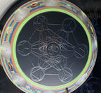 200 mm VibraNex UFO – Einhorn matt, Oberflächenplatte zinnlegiert – Produktansicht 1