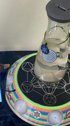 200 mm VibraNex UFO – Einhorn matt, Oberflächenplatte zinnlegiert – Produktansicht 1