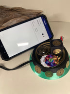 69 mm VibraNex UFO – 2-farbig, Oberflächenplatte goldlegiert – Produktansicht 1