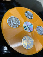 69 mm VibraNex Brunnen – Einhorn matt, Oberflächenplatte zinnlegiert – EINZELSTÜCK – Produktansicht 1