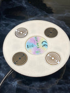 50 mm VibraNex UFO – 2-farbig, Oberflächenplatte zinnlegiert – Produktansicht 1