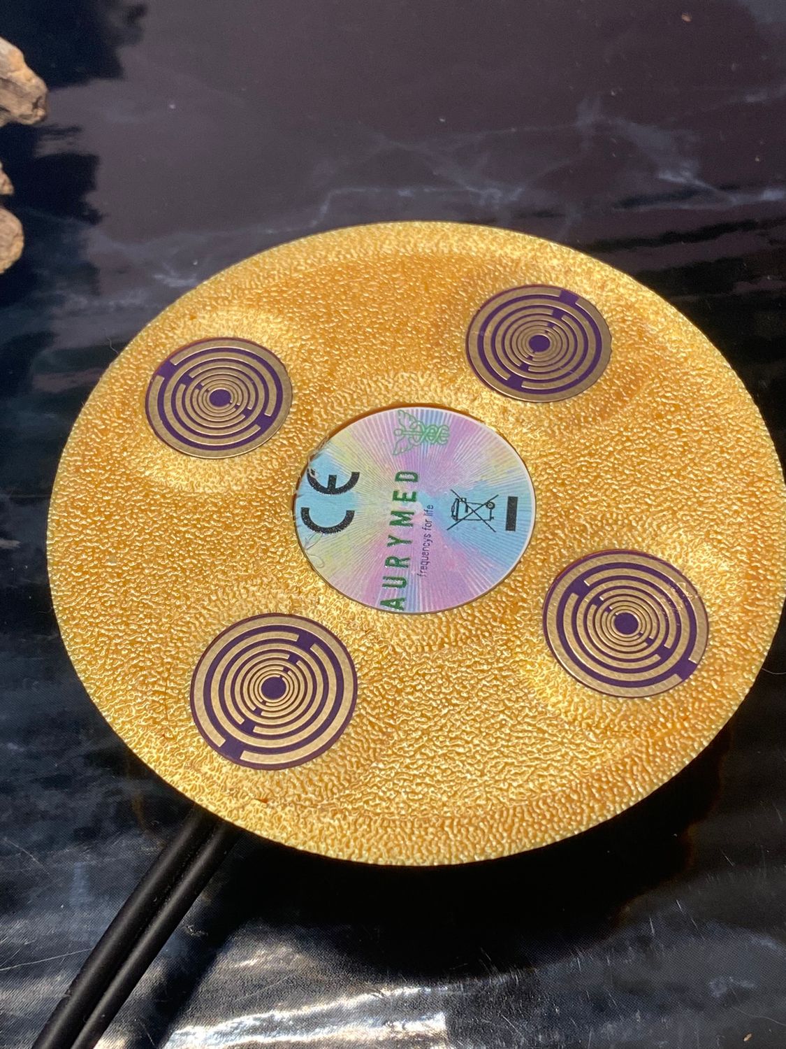 50 mm VibraNex UFO – 2-farbig, Oberflächenplatte zinnlegiert – Produktansicht 1