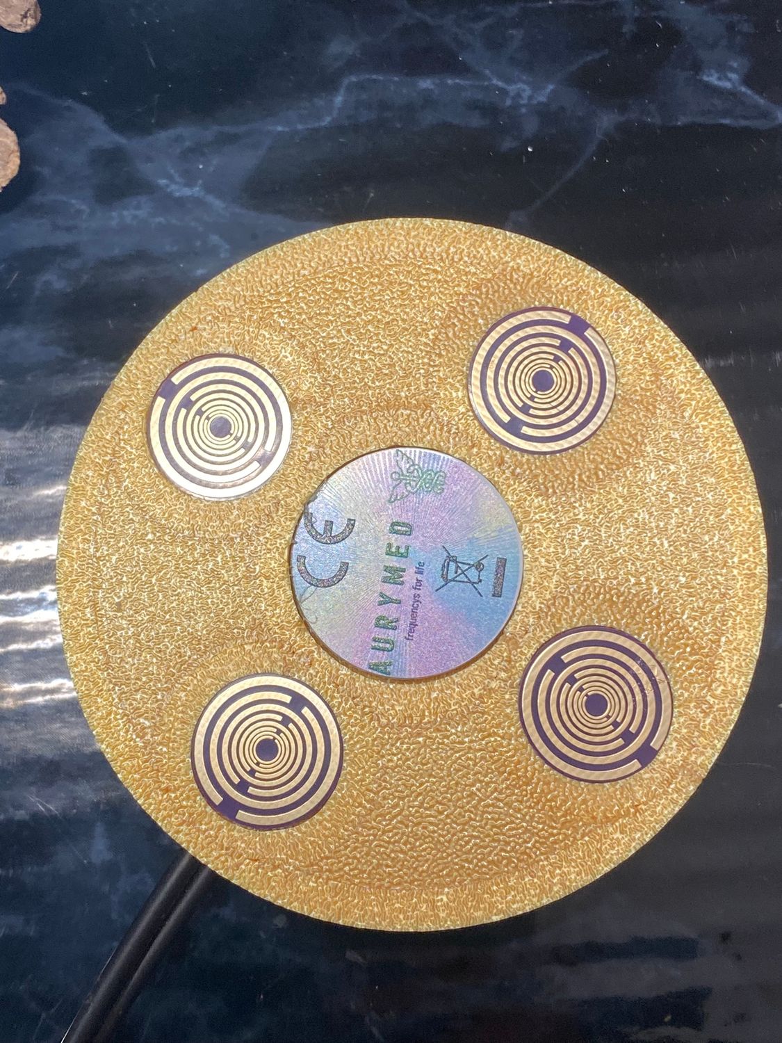 50 mm VibraNex UFO – 2-farbig, Oberflächenplatte zinnlegiert – Produktansicht 1
