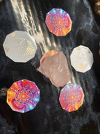 33 mm Discs – Buddha & galaktischer Schmetterling – Sparset