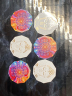 33 mm Discs – Buddha & galaktischer Schmetterling – Sparset
