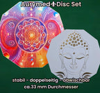 33 mm Discs – Buddha & galaktischer Schmetterling – Sparset