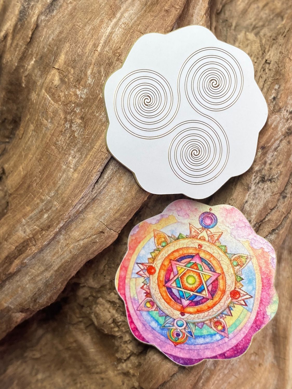 33 mm Discs – Triskele & galaktischer Jahreszeitkreis – Sparset