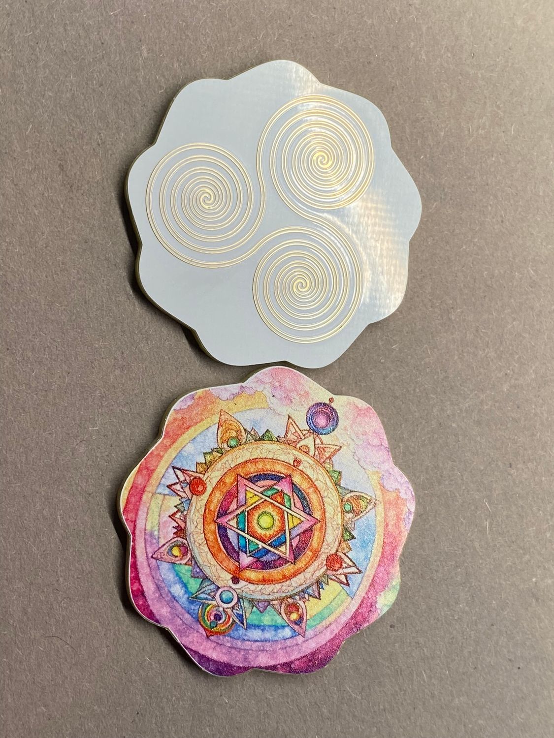 33 mm Discs – Triskele & galaktischer Jahreszeitkreis – Sparset