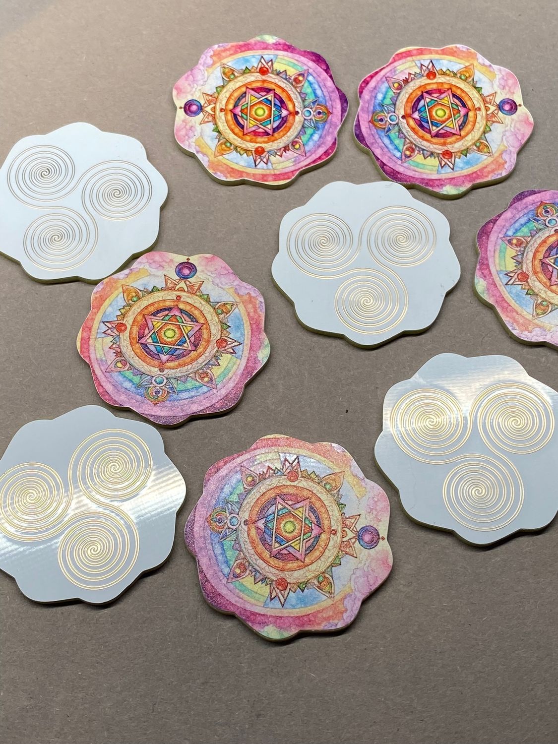 33 mm Discs – Triskele & galaktischer Jahreszeitkreis – Sparset