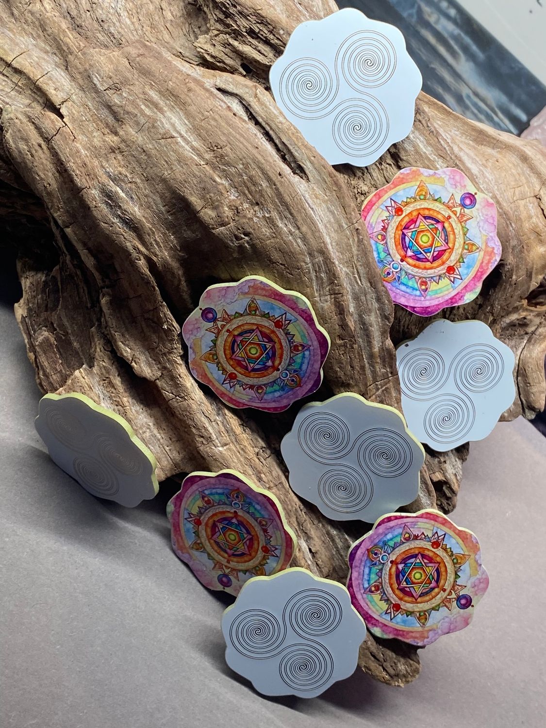 33 mm Discs – Triskele & galaktischer Jahreszeitkreis – Sparset