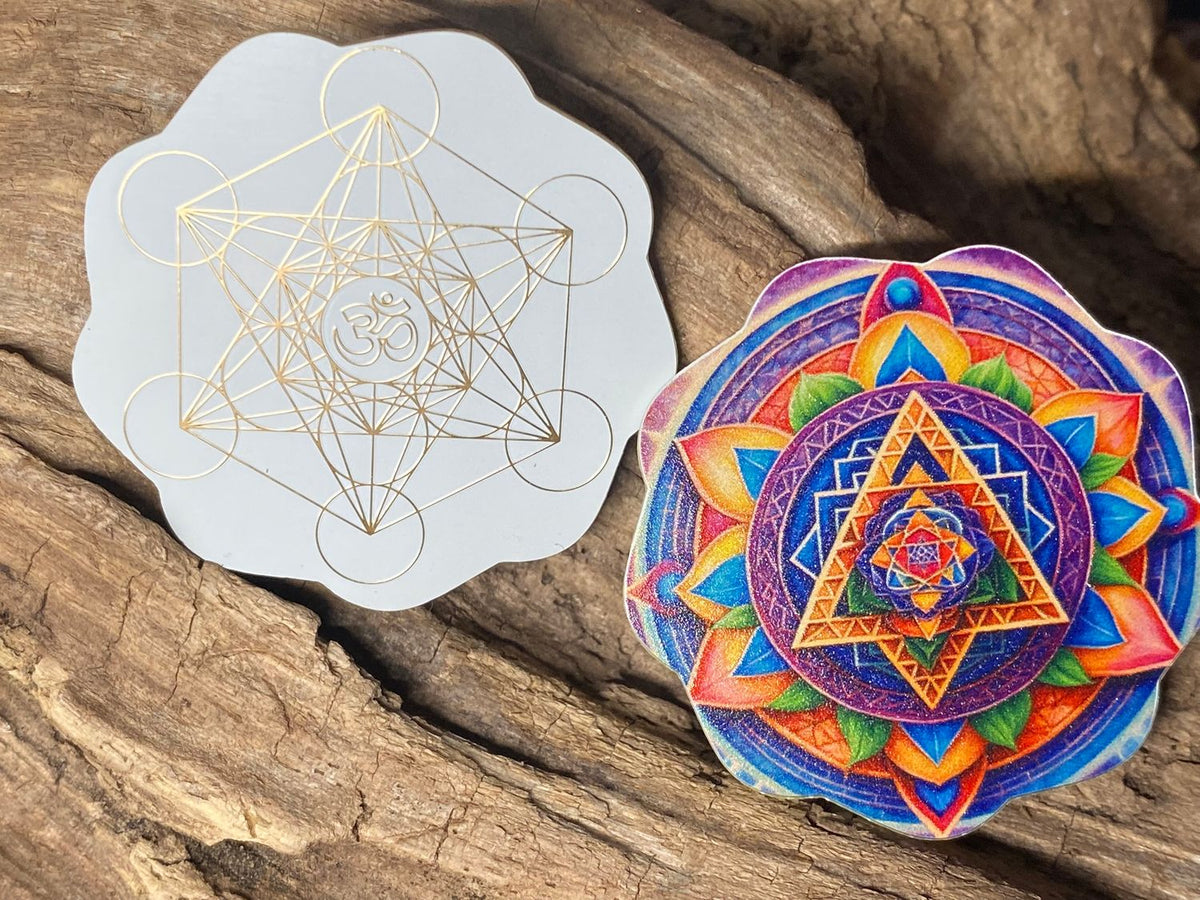 37 mm Discs – Metatron & galaktischer Lotus – Sparset
