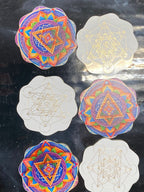 37 mm Disc 6er-Set – Metatron & Lotus – goldlegiert – Bild 15