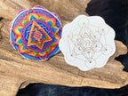 37 mm Disc 6er-Set – Metatron & Lotus – goldlegiert – Bild 5