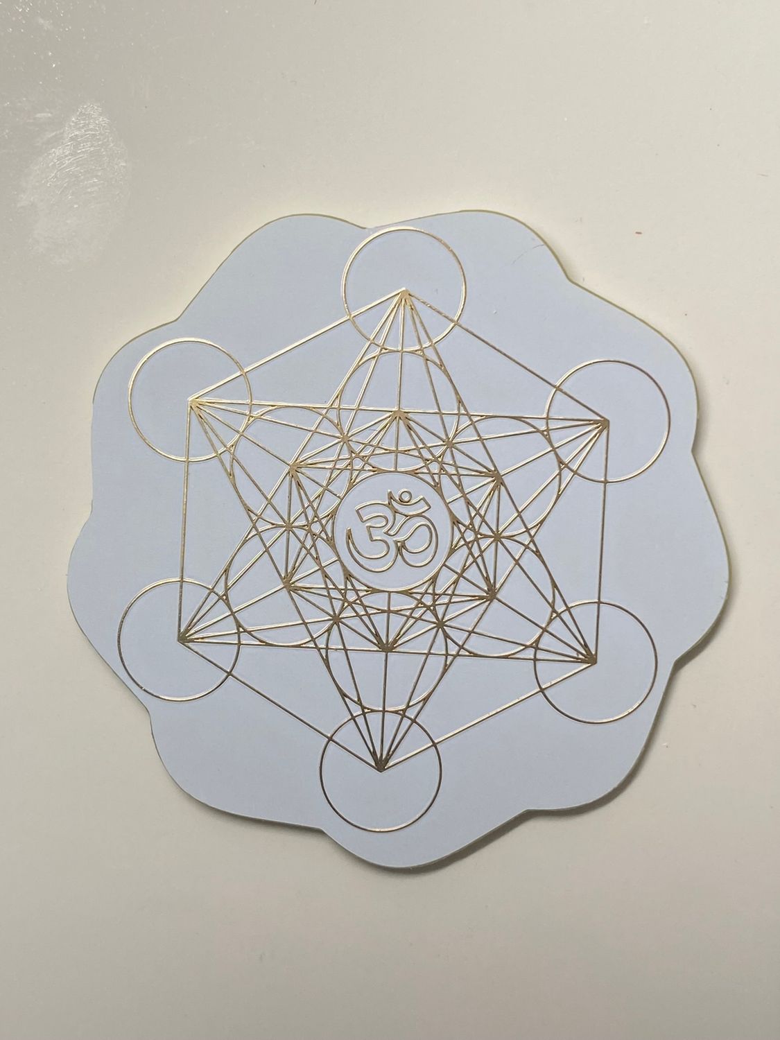 37 mm Disc 6er-Set – Metatron & Lotus – goldlegiert – Bild 4