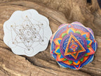 37 mm Disc 6er-Set – Metatron & Lotus – goldlegiert – Bild 10
