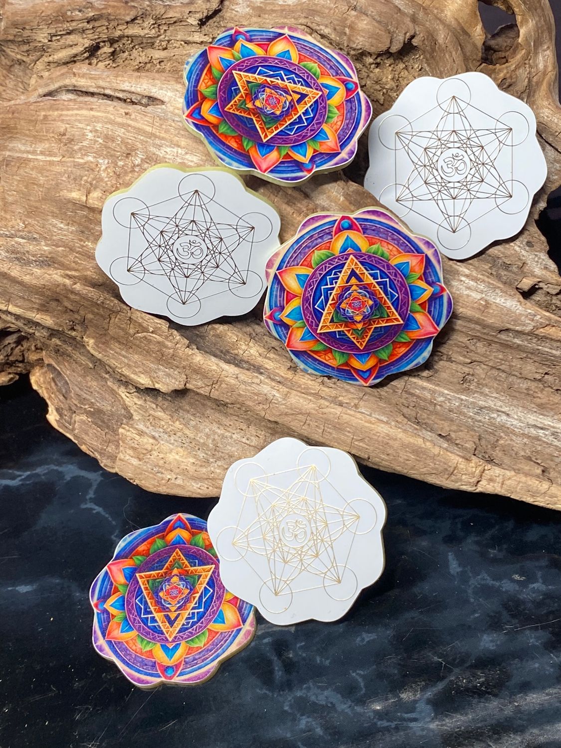 37 mm Discs – Metatron & galaktischer Lotus – Sparset