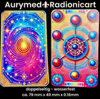 Radionicard - radionische Blume des Lebens - rechtsdrehende Spirale – Produktansicht 1