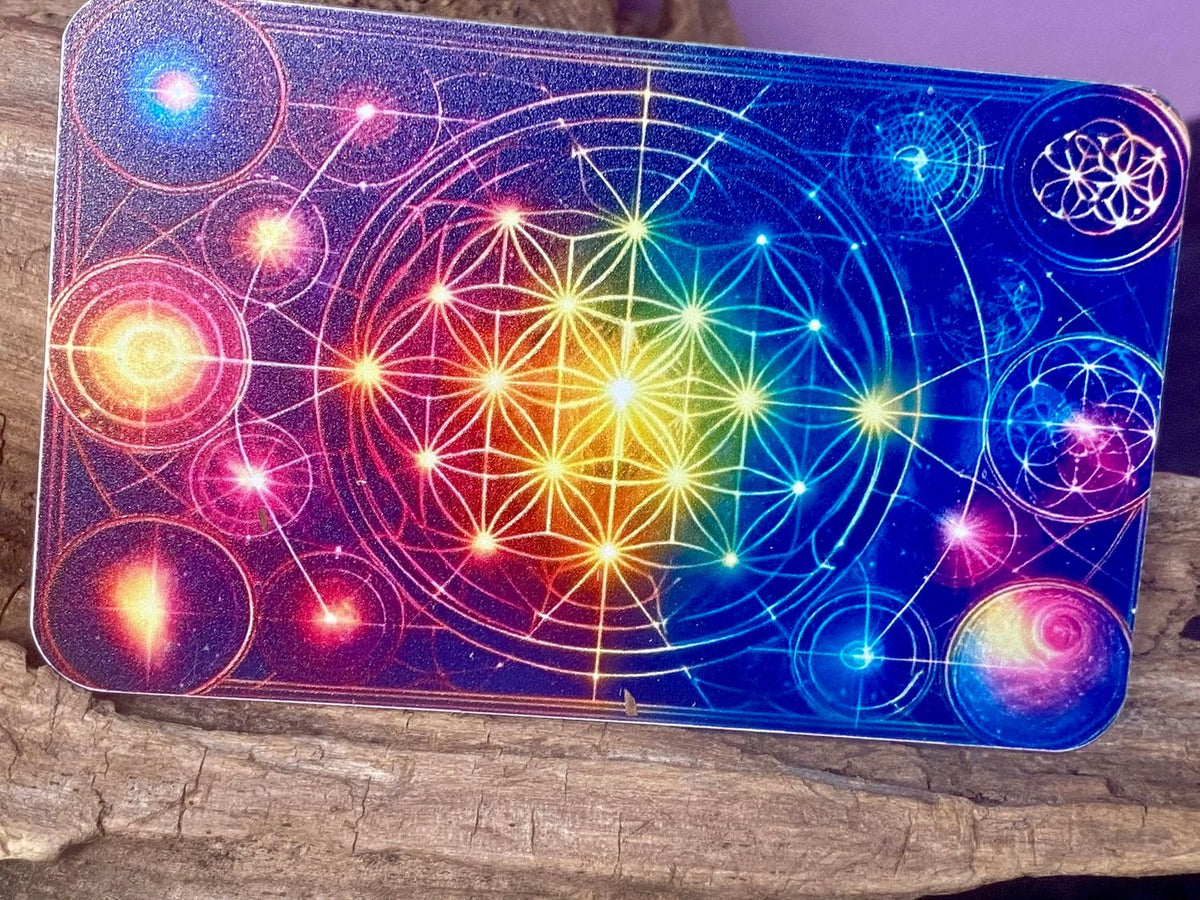 Radionicard - Neon Symphonie der Blume des Lebens – Produktansicht 2
