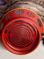 69 mm VibraNex UFO – 2-farbig, Oberflächenplatte zinnlegiert – EINZELSTÜCK – Produktansicht 1