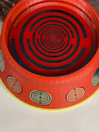 69 mm VibraNex UFO – 2-farbig, Oberflächenplatte zinnlegiert – EINZELSTÜCK – Produktansicht 1