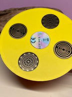 69 mm VibraNex UFO – 2-farbig, Oberflächenplatte zinnlegiert – EINZELSTÜCK – Produktansicht 1
