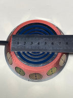 69 mm VibraNex UFO – Einhorn glänzend, Oberflächenplatte zinnlegiert – EINZELSTÜCK – Produktansicht 1